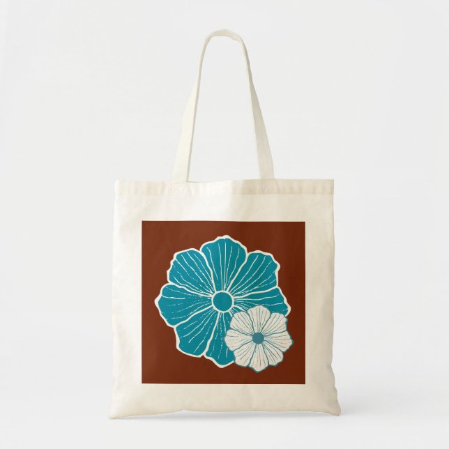 Bolsa Tote Hawaiian Flower Tote Bag (Frente)
