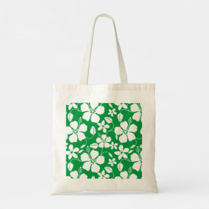 BOLSA TOTE HAWAIIAN HULA (HIBISCUS) VERDE
