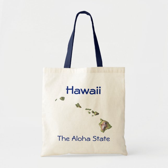 Bolsa Tote Hawaiian Map Bag (Frente)