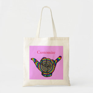 Bolsa Tote Hawaiian Shaka Psychedelic Thunder_Cove