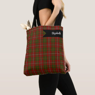 Bolsa Tote Hay Scottish Clan Tartan - Padrão de Xadrez