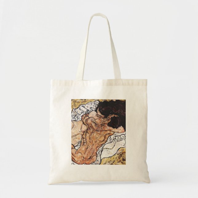 Bolsa Tote HD The Embrace, por Egon Schiele 1917 - ALTA DEFIN (Frente)