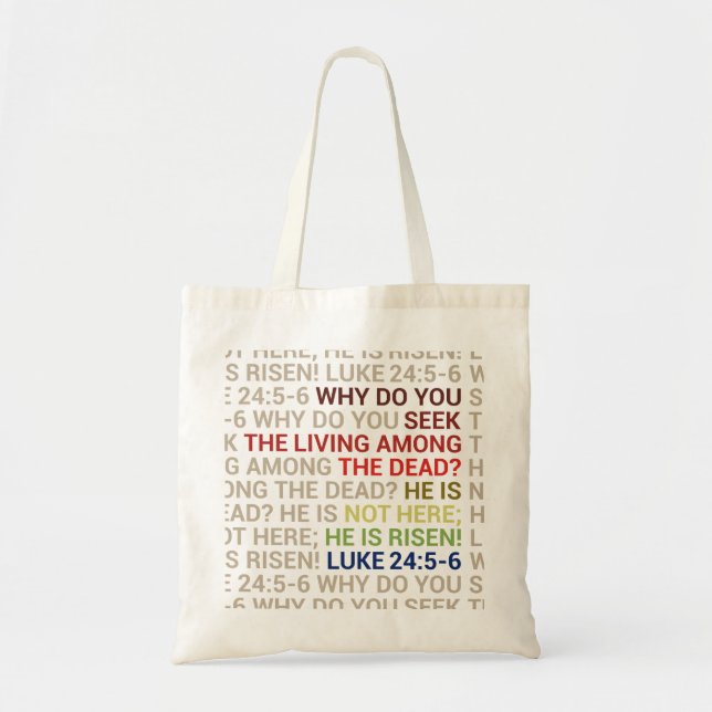 Bolsa Tote He is Risen (Frente)