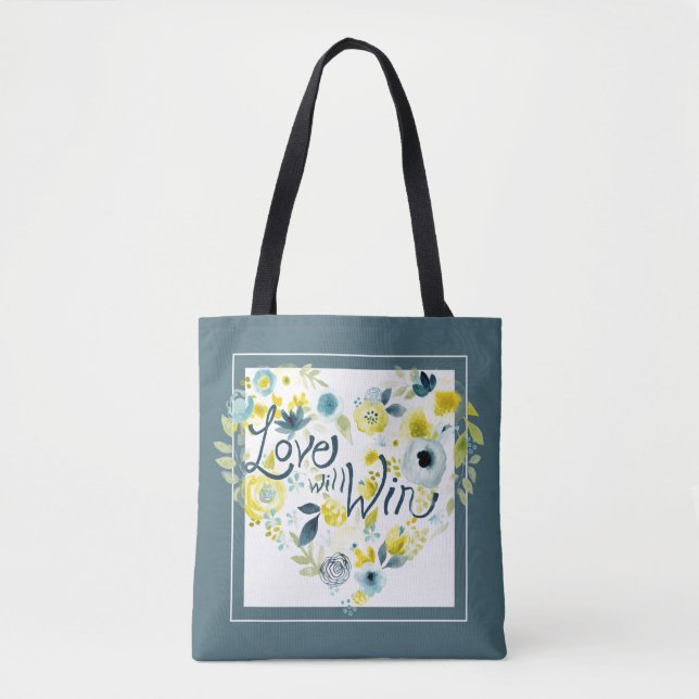 Bolsa Tote Heart Floral II