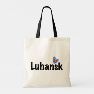 Bolsa Tote Heart Luhansk, Л у а н с г ь, Ucrânia, Eu Amo Luga