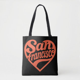 Bolsa Tote Heart San Francisco