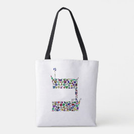 Bolsa Tote Hebraico - Letra BET