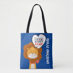Bolsa Tote Hebraico - Professor Personalizado / Morah Obrigad