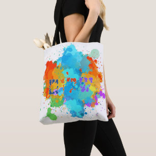 Bolsa Tote Hebraico "Shalom" com proteção de pintura