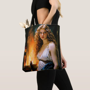 Bolsa Tote "Helena, A Beleza de Esparta, O Fogo de Tróia"