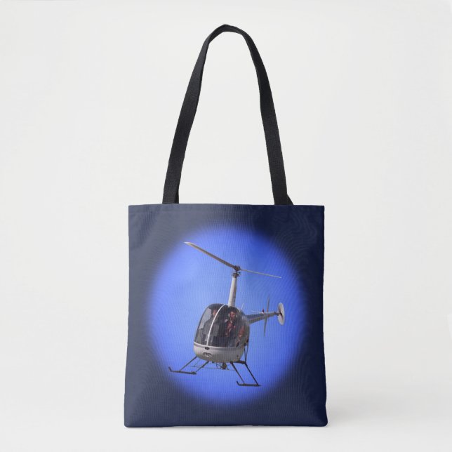 Bolsa Tote Helicóptero Amigável Ao Meio Ambiente Oferece Saco (Frente)