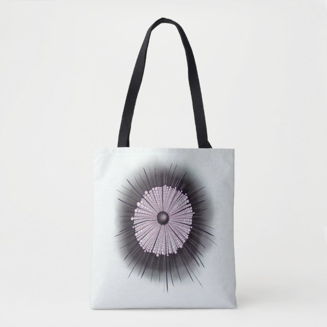 Bolsa Tote Heliozoa Microbiology Digital Art (Frente)