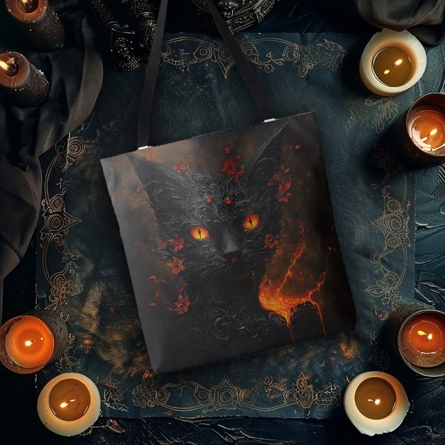 Bolsa Tote Hell Cat (Criador carregado)