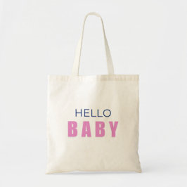 Bolsa Tote Hello Baby Shower Tote Bag