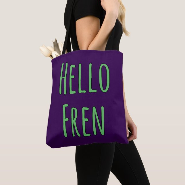 Bolsa Tote Hello Fren (Close Up)