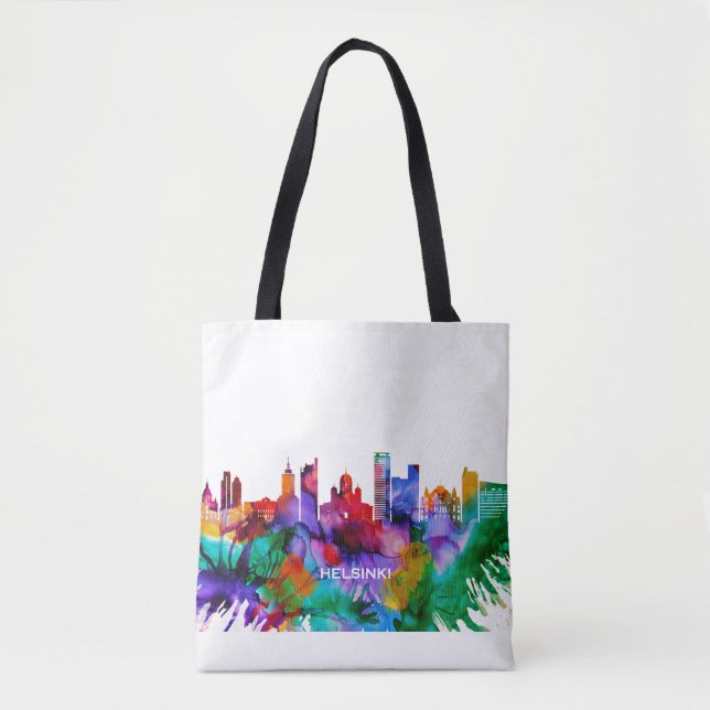 Bolsa Tote Helsinki Skyline (Frente)
