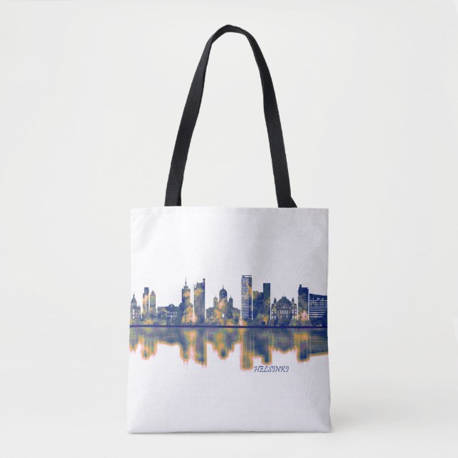 Bolsa Tote Helsinki Skyline (Frente)