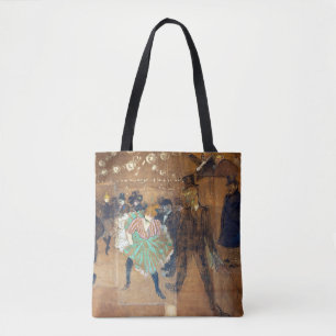 Bolsa Tote Henri de Toulouse-Lautrec - Dança no Rouge