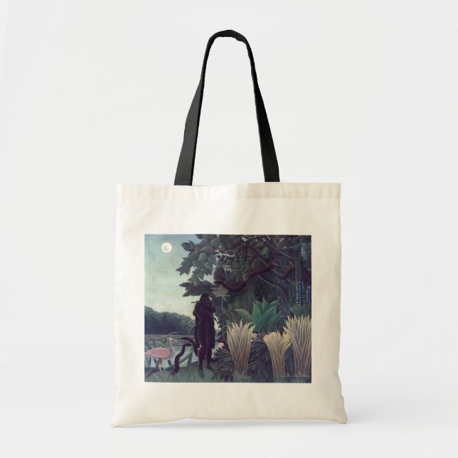 Bolsa Tote Henri Rousseau - A Cobra Charmer (Frente)