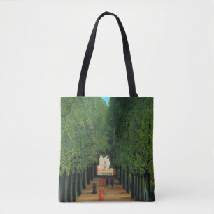 Bolsa Tote Henri Rousseau, Avenida no Parque na Nuvem Santo