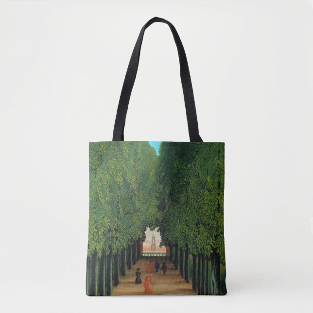 Bolsa Tote Henri Rousseau, Avenida no Parque na Nuvem Santo (Frente)