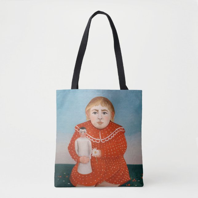 Bolsa Tote Henri Rousseau - Criança com uma Doll (Frente)