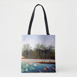 Bolsa Tote Henri Rousseau - Os Flamingos