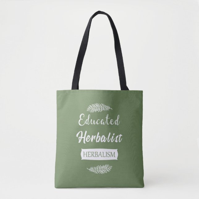 Bolsa Tote Herbalista educado (Frente)