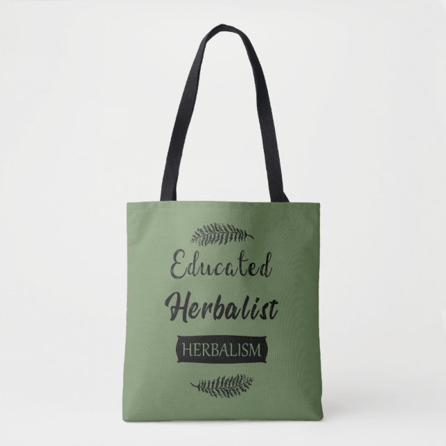 Bolsa Tote Herbalista educado (Frente)