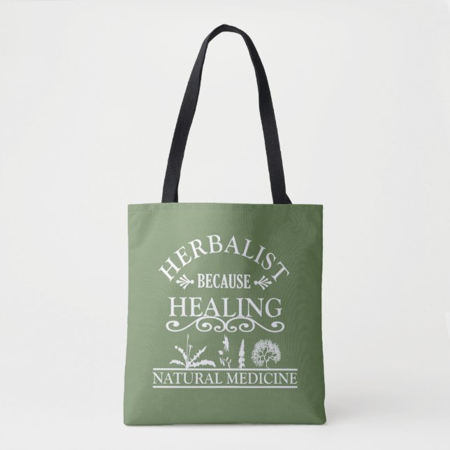 Bolsa Tote Herbalistas de medicina natural (Frente)