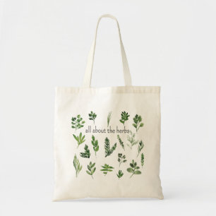Bolsa Tote Herbs Grocery Cozinhar Comprando