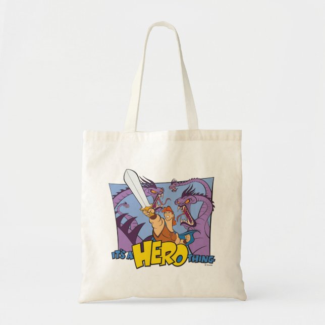 Bolsa Tote Hercules vs Hydra - It's a HERO Thing Tote Bag (Frente)