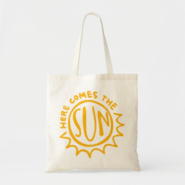 Bolsa Tote Here comes the sun (Frente)