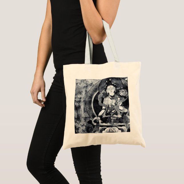 Bolsa Tote Heruka Buddha, Tibete Tote Bag, Budismo Tibetano (Frente (produto))