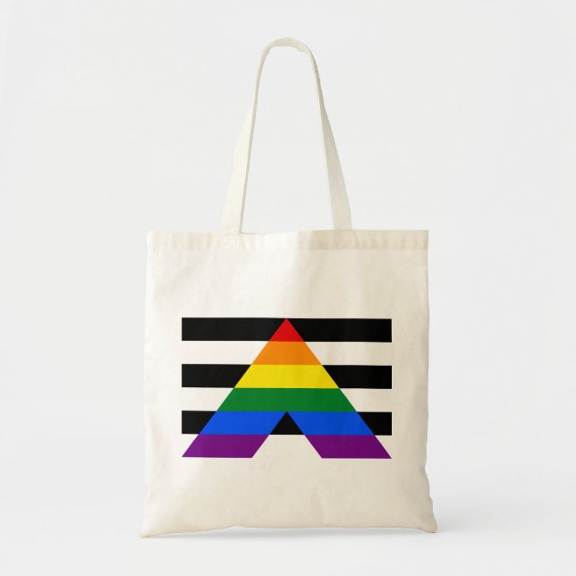 Bolsa Tote Hetero Ally Pride (Frente)