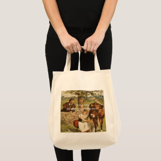 Bolsa Tote Hetero de leite fresco da Fazenda