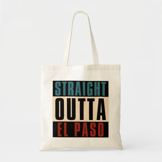 Bolsa Tote Hetero Outta El Paso Texas TX EUA (Frente)