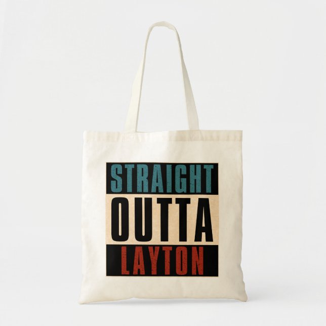 Bolsa Tote Hetero Outta Layton Utah UT (Frente)