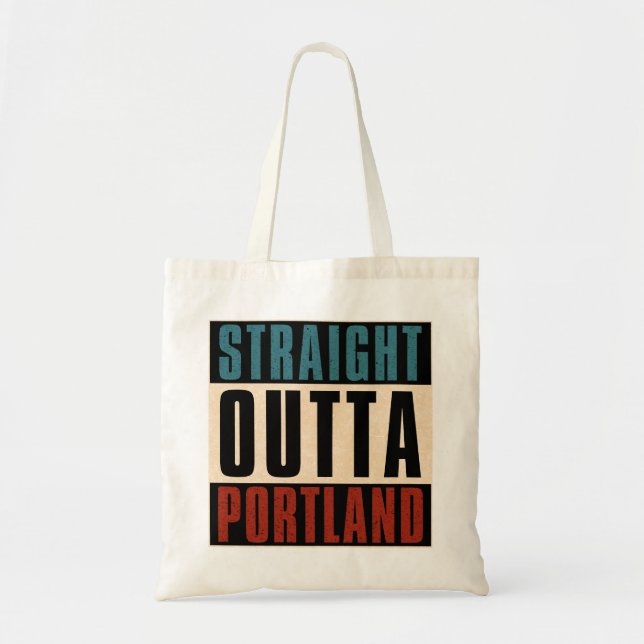 Bolsa Tote Hetero Outta Portland Oregon OR (Frente)