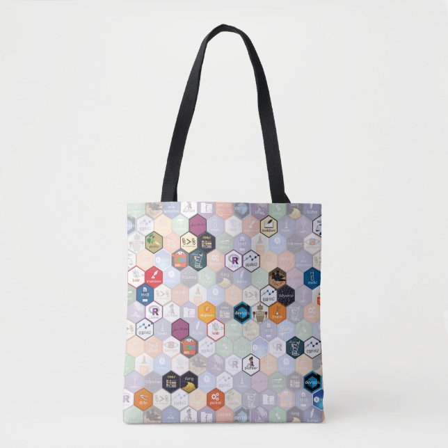Bolsa Tote Hex de R (Frente)