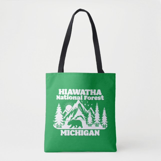 Bolsa Tote Hiawatha National Forest Michigan (Frente)