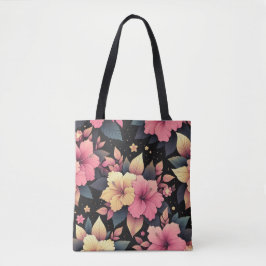 Bolsa Tote Hibisco Feliz
