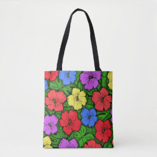 Bolsa Tote Hibisco & Monstera #4