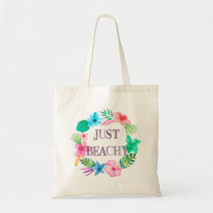 Bolsa Tote Hibisco Tropical Apenas Beachy Tote Bag