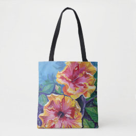 Bolsa Tote Hibiscus tropical do Havaí