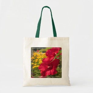 Bolsa Tote Hibiscus vermelho
