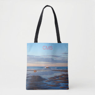 Bolsa Tote Higgins Praia Zen Ocean Sunrise Nome Rosa