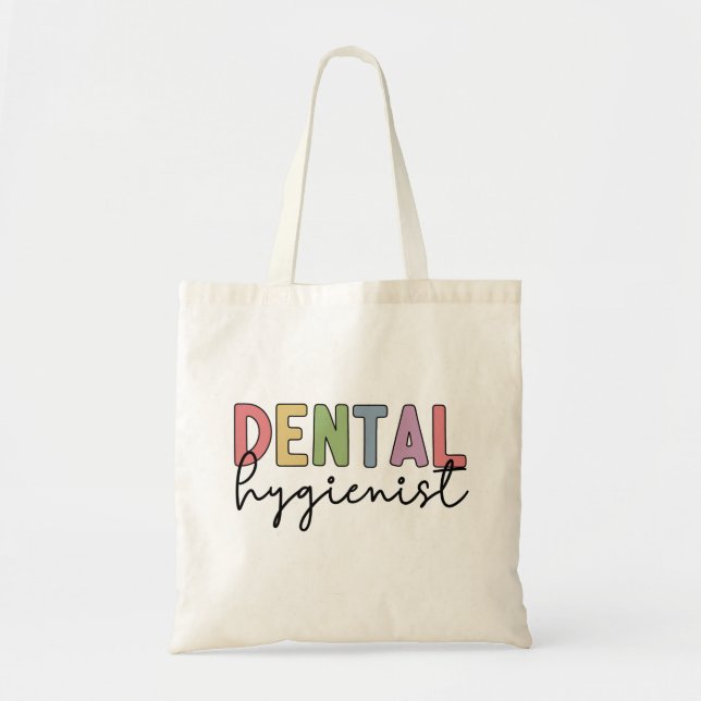 Bolsa Tote Higienista Dental RDH Registrada Higienista Dental (Frente)