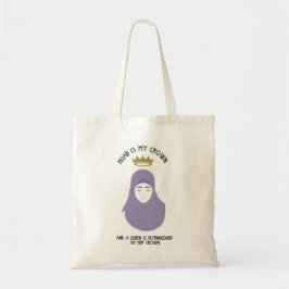 Bolsa Tote Hijab é minha coroa - HIJAB - VIO