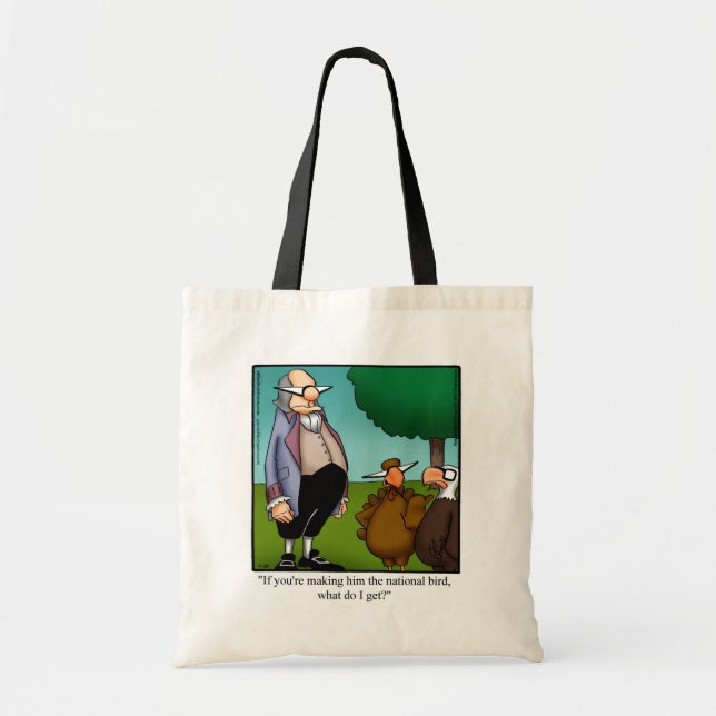 Bolsa Tote Hillarious, Ação de Graças Humor Tote Bag Gift (Frente)